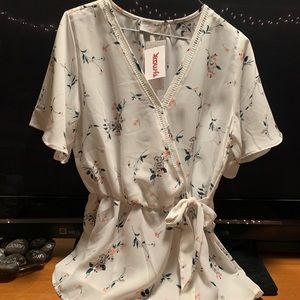 Sienna Sky wrap shirt new with tags